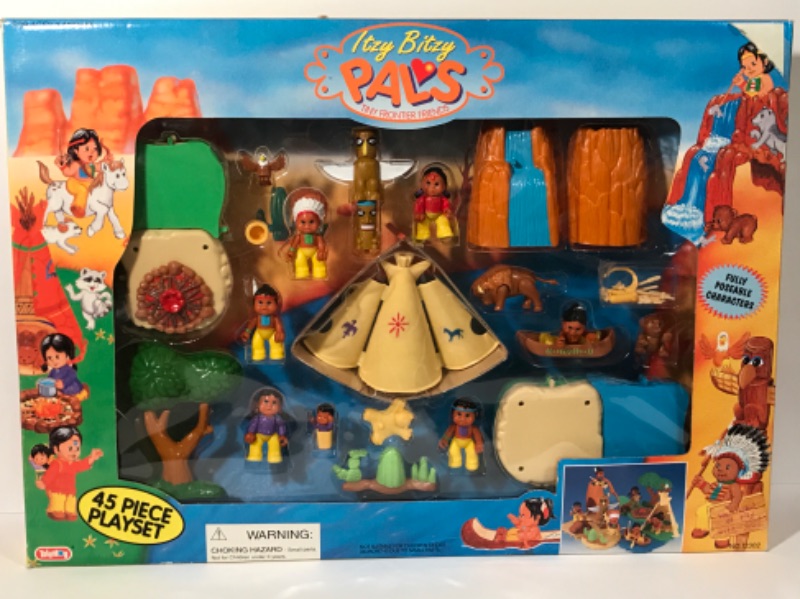 Photo 1 of VINTAGE ITZY BITY PALS 
TINY FRONTIER FRIENDS 
45 PIECE PLAYSET - NOS