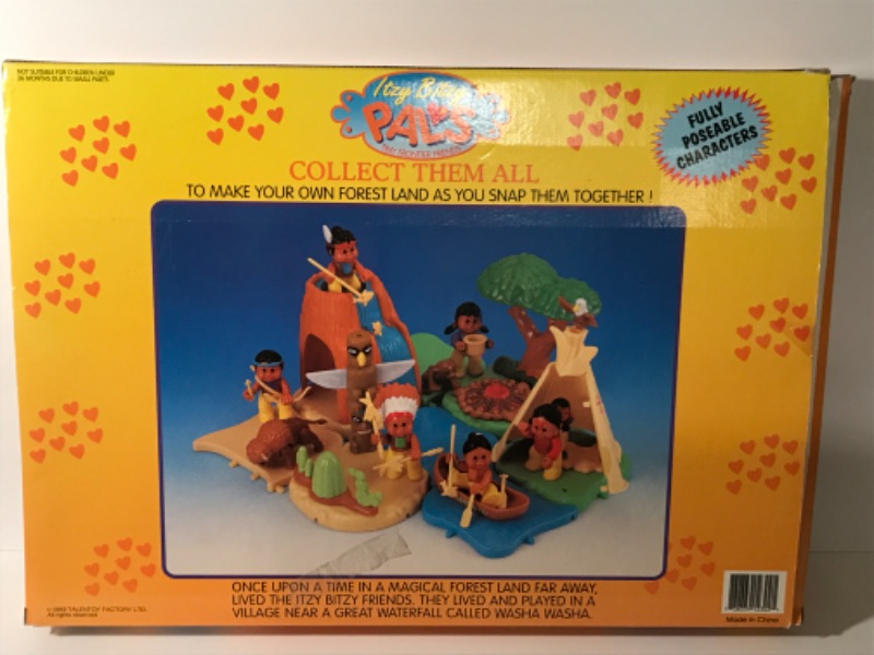 Photo 2 of VINTAGE ITZY BITY PALS 
TINY FRONTIER FRIENDS 
45 PIECE PLAYSET - NOS