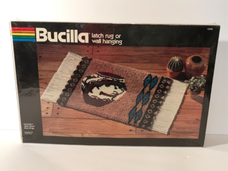 Photo 1 of NIB BUCILLA LATCH RUG OR WALL HANGING