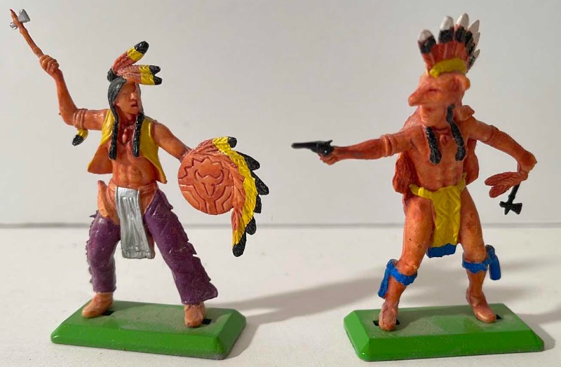 Photo 5 of VINTAGE BRITAINS LTD
1971 DETAIL TOY INDIAN W/TOMAHAWK 2.5*
MADE IN ENGLAND.

