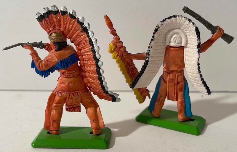 Photo 3 of VINTAGE BRITAINS LTD
1971 DETAIL TOY INDIAN W/TOMAHAWK 2.5*
MADE IN ENGLAND.

