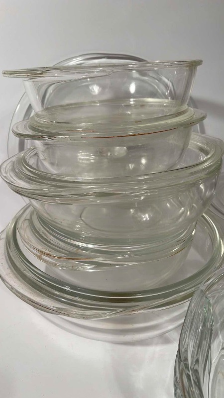 Photo 2 of PXREX MIXING BOWLS AND COVERED CASSEROLE DISHES LARGE LOT