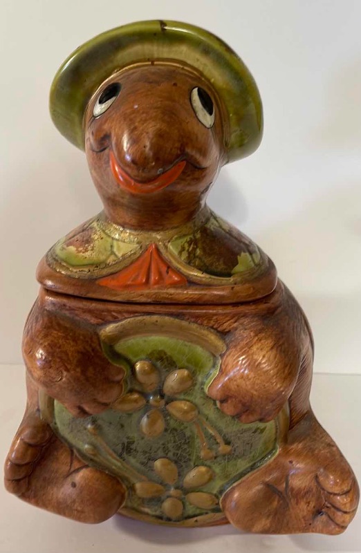 Photo 1 of VINTAGE TURTLE COOKIE JAR H-14 