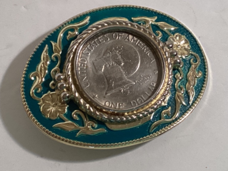 Photo 2 of BELT BUCKLE WITH COIN 