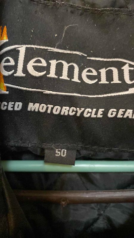 Photo 3 of MENS ELEMENT ADVANCED MOTORCYCLE GEAR JACKET SIZE 50