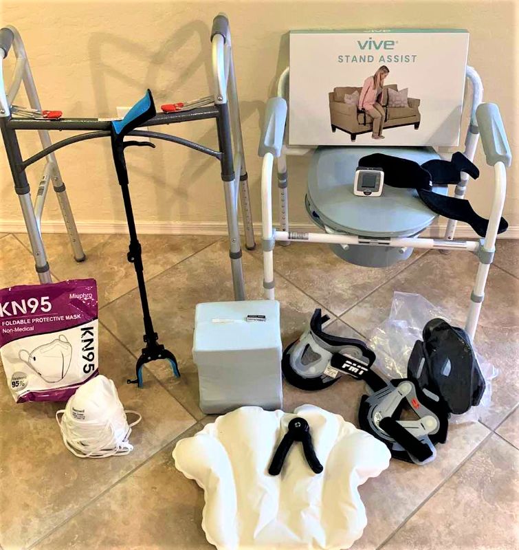 Photo 1 of MEDICAL SUPPLIES - WALKER, POTTY SEAT, STAND ASSIST AND MORE