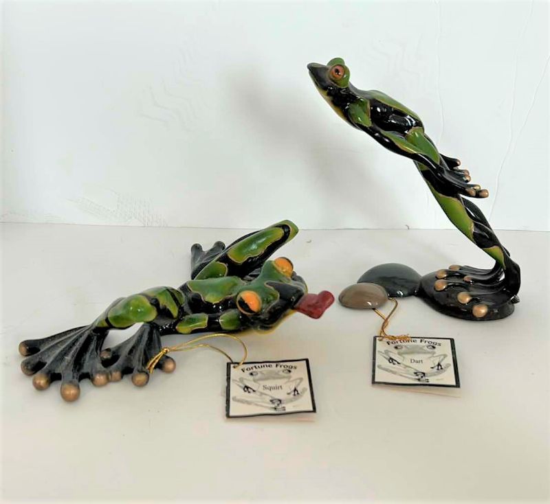 Photo 1 of 2 COLLECTIBLE FROG BY ARTIST JAMES ISRAEL VAN EPPS JIVE DOW