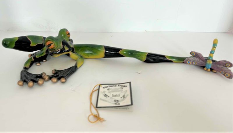 Photo 1 of COLLECTIBLE FROG BY ARTIST JAMES ISRAEL VAN EPPS JIVE DOW 15” LONG