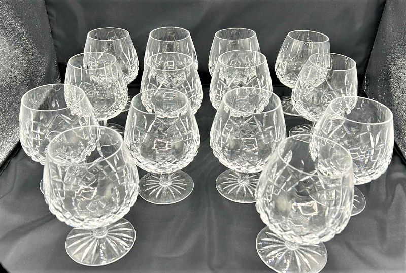 Photo 1 of 14 WATERFORD CUT CRYSTAL BRANDY GLASSES