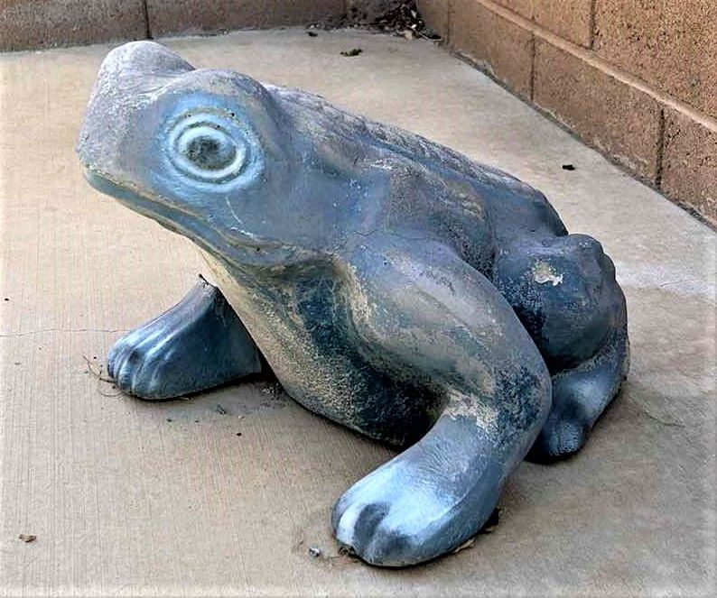 Photo 1 of LARGE OUTDOOR CONCRETE FROG 17” x 17” x H13”