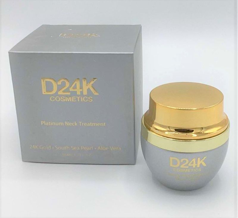 Photo 1 of NEW D24K PLATINUM NECK TREATMENT-EFFECTIVELY WORKS TO REDUCE THE APPEARANCE OF WRINKLES AND MAINTAINS THE SKINS FIRMNESS