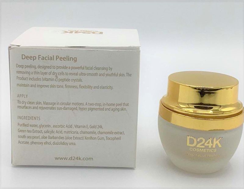 Photo 2 of NEW D24K DEEP FACIAL PEELING - BLEND OF COLLAGEN AND 24K GOLD TO HYDRATE AND PLUMP THE SKIN
