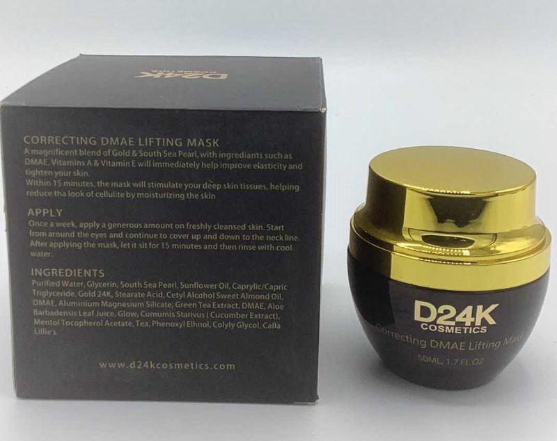 Photo 2 of NEW D24K DMAE LIFTING MASK-LIFTS AND TIGHTENS TO RESTORE SKINS NATURAL CONTOURS AND EASE LINES AND WRINKLES