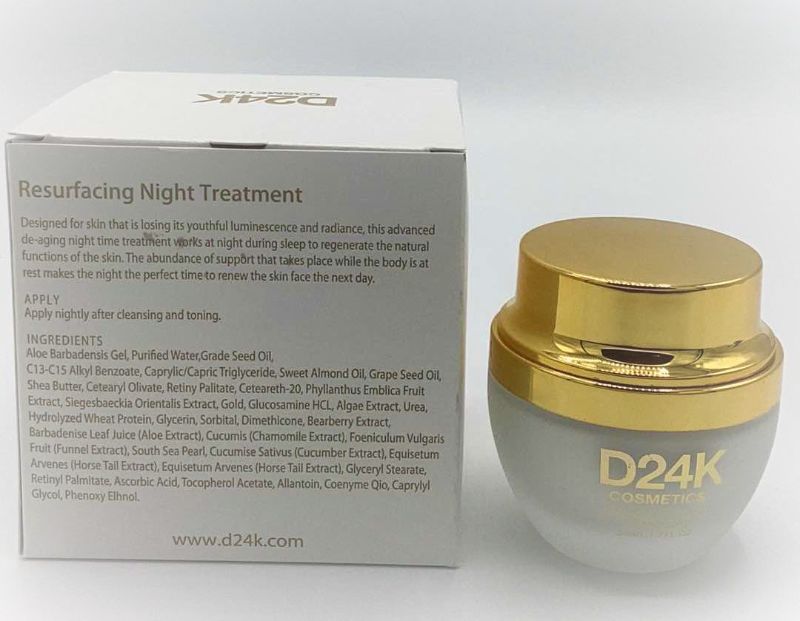 Photo 2 of NEW D24K RESURFACING NIGHT TREATMENT-ADVANCED ANTI-AGING WORKS DURING SLEEP TO REGENERATE THE NATURAL FUNCTIONS OF THE SKIN