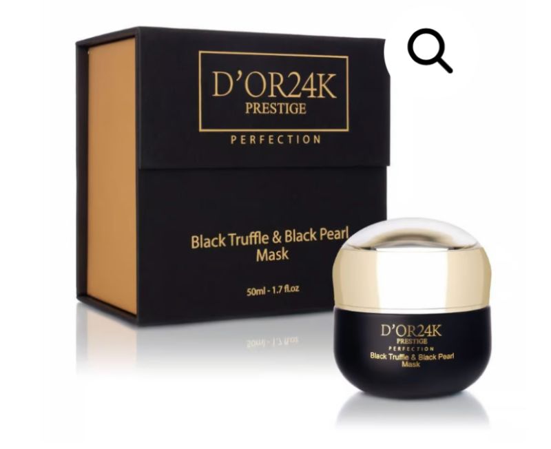 Photo 1 of NEW D24K BLACK TRUFFLE AND BLACK PEARL MASK - LIGHTNING AND BRIGHTENING MASK LEAVES YOU WITH A LUMINOUS REFRESHED COMPLEXION