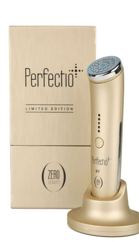 Photo 1 of PERFECTIO PLUS BY ZERO GRAVITY LIMITED EDITION FACIAL DEVICE REJUVENATES SKINS APPEARANCE AND STRUCTURE USING DUAL ACTION TECHNIQUES RED LED LIGHT AND TOPICAL HEAT