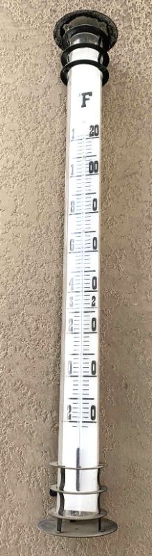 Photo 1 of LARGE VINTAGE THERMOMETER 39” TALL