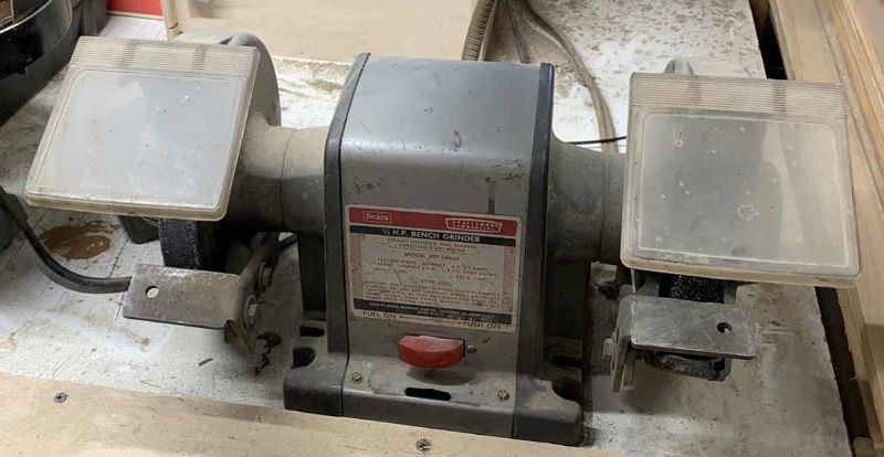 Photo 1 of SEARS CRAFTSMAN COMMERCIAL 1/2 H.P. BENCH GRINDER
