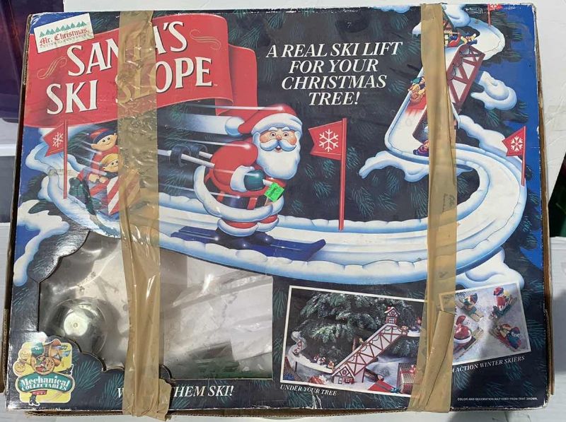 Photo 1 of CHRISTMAS DECOR SANTA'S SKI SLOPE