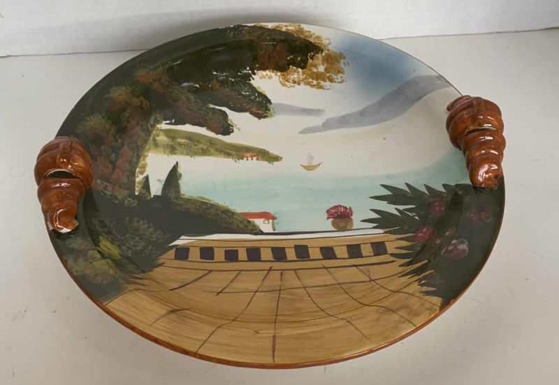 Photo 1 of DECORATIVE SERVING PLATE 14”