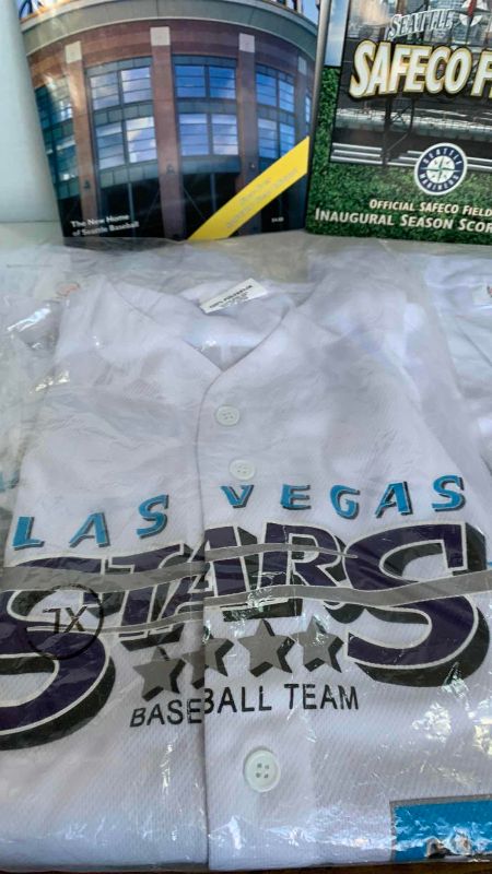 Photo 1 of MLB SEATTLE MARINERS PROGRAMS, AND LAS VEGAS STARS JERSEYS SIZE XL