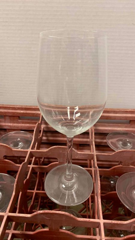 Photo 1 of 16 WINE GLASSES AND PLASTIC HOLDER