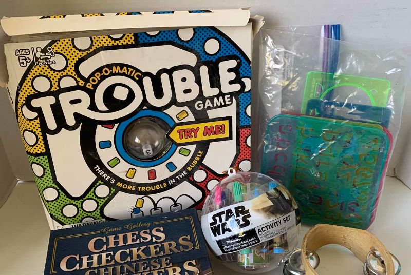 Photo 1 of GAMES, STENCILS, ACTIVITY SET