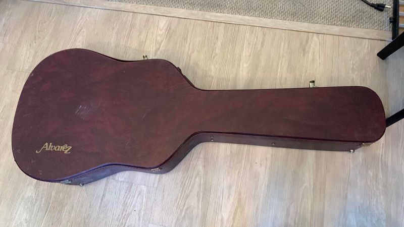Photo 1 of ALVAREZ ARTIST SERIES 5043 DEEP CRIMSON ACOUSTIC GUITAR AND CASE