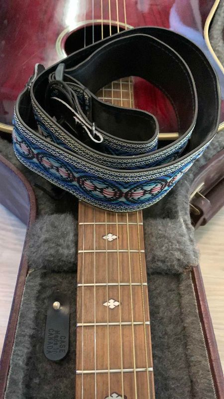 Photo 1 of ALVAREZ ARTIST SERIES 5043 DEEP CRIMSON ACOUSTIC GUITAR AND CASE