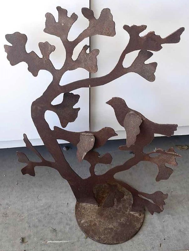 Photo 1 of WROUGHT IRON SCULPTURE 28”