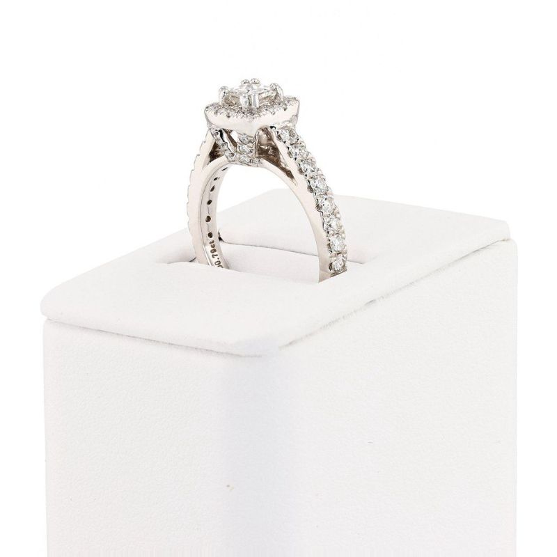 Photo 1 of ORIANNE 1.26ctw SI1 CLARITY E COLOR DIAMOND PLATINUM RING SIZE 7,  Total Weight of Ring 8.13 gm (EGL USA CERTIFIED) WITH APPRAISAL - RN022287

