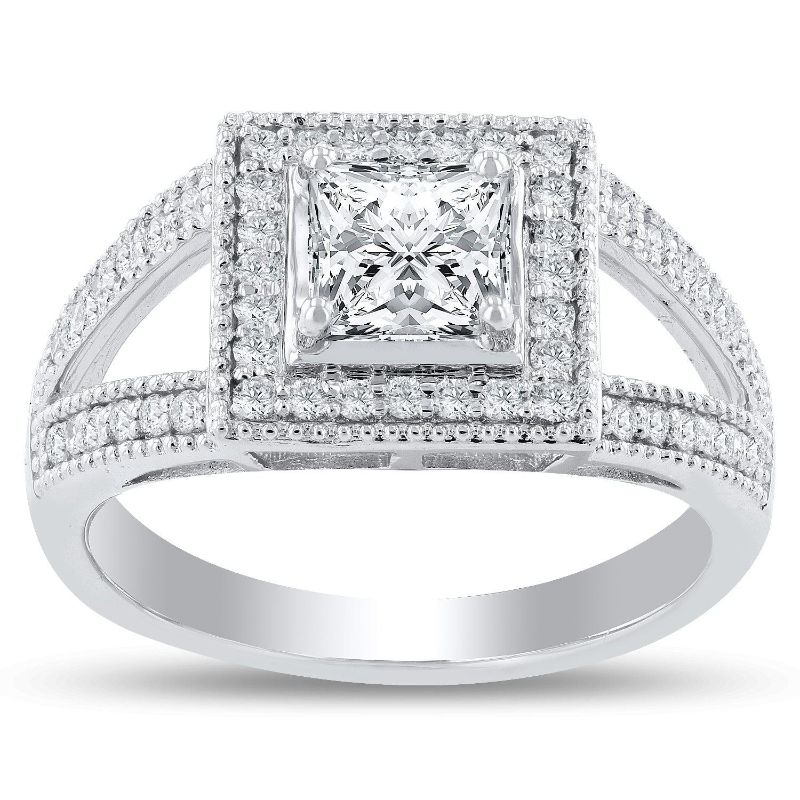 Photo 1 of 0.71ct VS2 CLARITY E COLOR CENTER Diamond Platinum Ring Size 7 (1.00ctw Diamonds) GIA CERTIFIED with Appraisal RN022594


