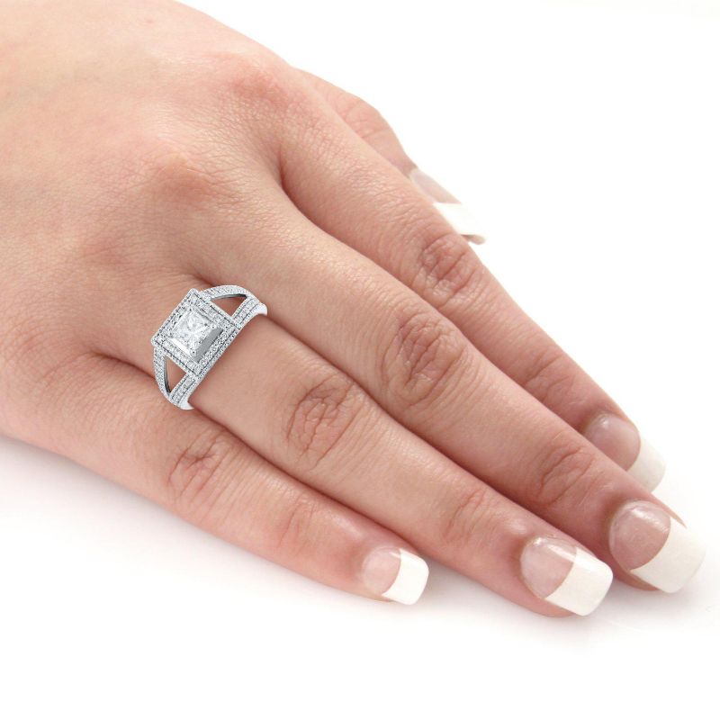 Photo 1 of 0.71ct VS2 CLARITY E COLOR CENTER Diamond Platinum Ring Size 7 (1.00ctw Diamonds) GIA CERTIFIED with Appraisal RN022594

