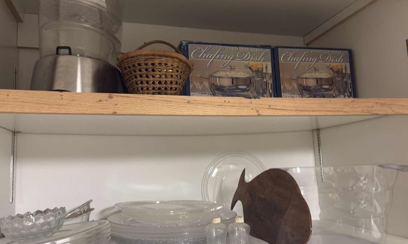 Photo 1 of CONTENTS IN CABINET-SERVING DISHES AND PLATTERS