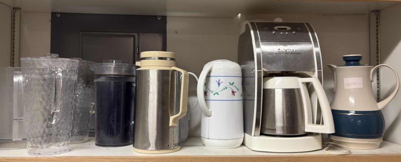 Photo 1 of CUISINART COFFEE MACHINE AND THERMAL HOT BERAGE CARAFES