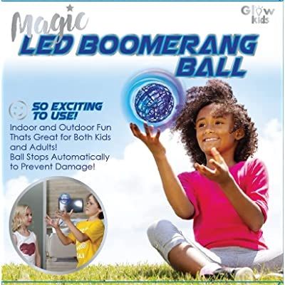 Photo 2 of MAGIC LED BOOMERANG BALL FLYING ORB TOY THAT COMES BACK WHEN YOU THROW IT NEW