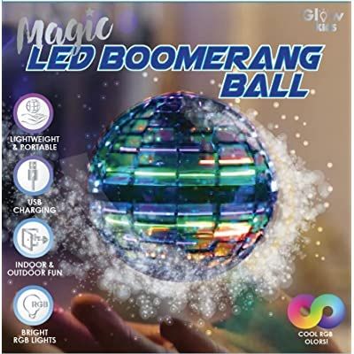 Photo 3 of MAGIC LED BOOMERANG BALL FLYING ORB TOY THAT COMES BACK WHEN YOU THROW IT NEW