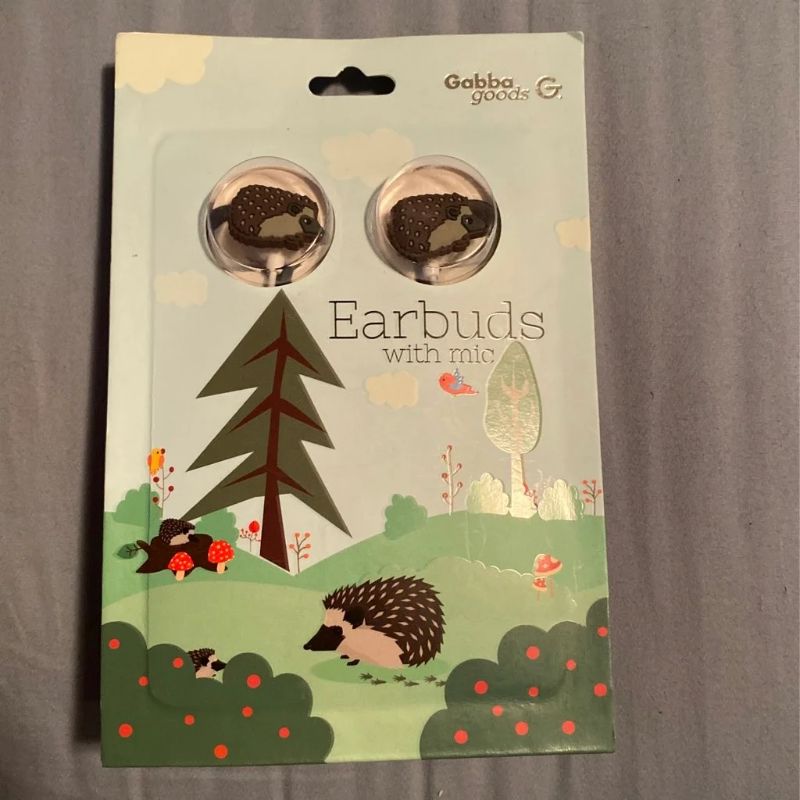 Photo 2 of HEDGEHOG STYLE  EARBUDS WITH MIC NEW