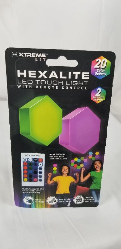 Photo 1 of HEXALITE LED TOUCH LIGHT WITH REMOTE CONTROL 20 COLOR OPTIONS NEW