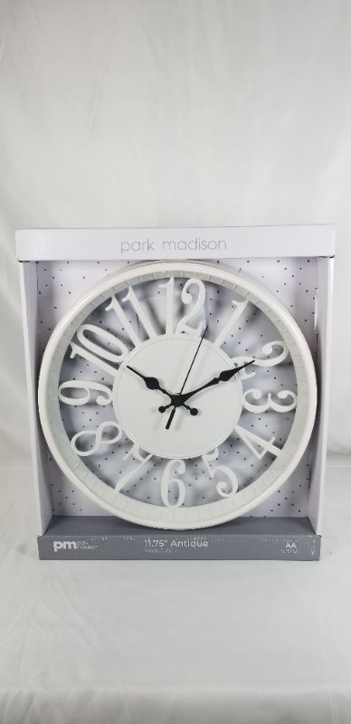 Photo 2 of 11.75 ANTIQUE WALL CLOCK NEW
