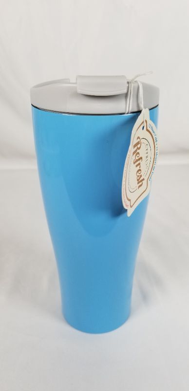 Photo 3 of BLUE 17 OZ DOUBLE WALL STAINLESS STEEL CUP EVERYDAY IS A FREASH START NEW