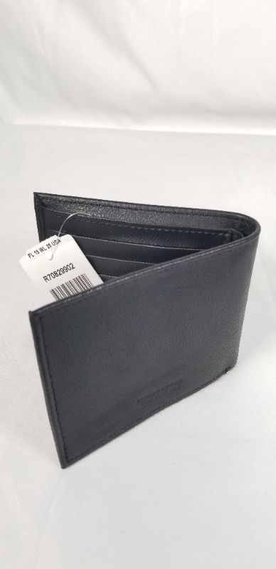 Photo 2 of BLACK MENS WALLET HAS 6 POCKETS FOR CARDS AND ONE POCKET FOR MONEY NEW