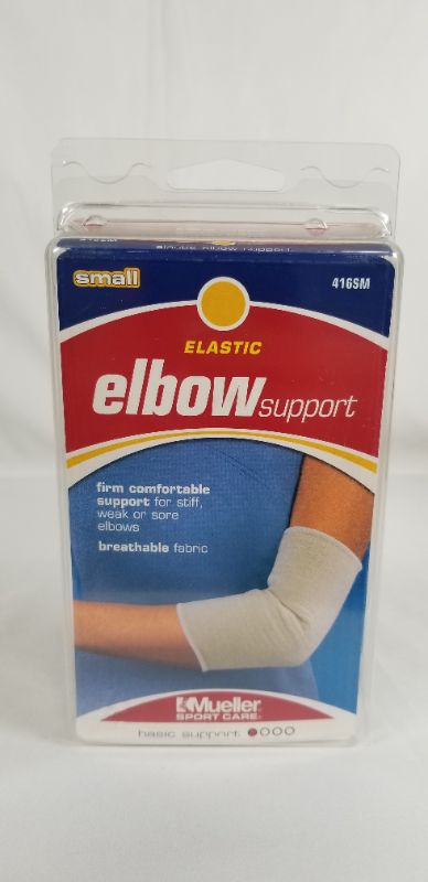 Photo 1 of ELASTIC ELBOW SUPPORT SIZE SMALL BEIGE NEW