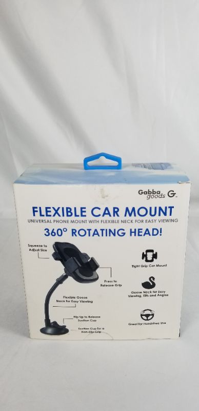 Photo 2 of FLEXIBLE CAR MOUNT UNIVERSAL PHONE MOUNT WITH FLEXIBLE NECK FOR EASY VIEWING FITS MOST PHONES UP TO 5.8 INCHES NEW 