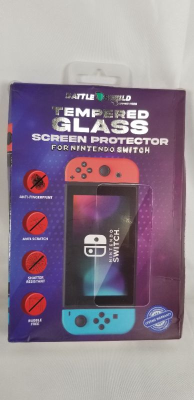 Photo 1 of TAMPERED GLASS SCREEN PROTECTOR FOR NINTENDO SWITCH NEW