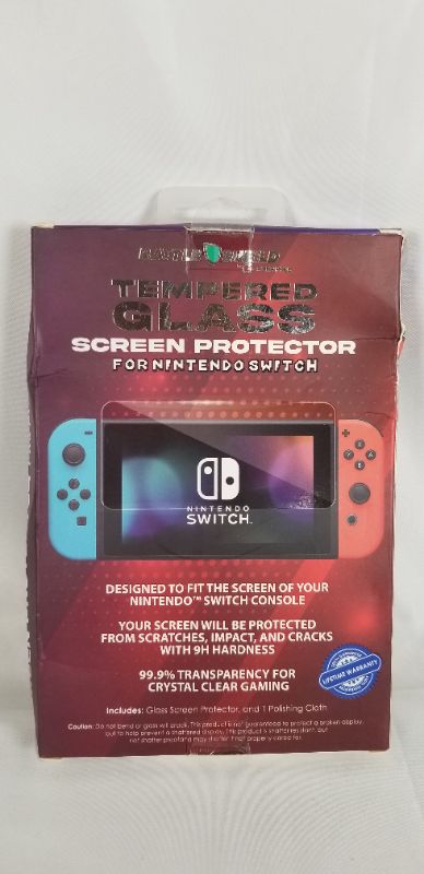 Photo 2 of TAMPERED GLASS SCREEN PROTECTOR FOR NINTENDO SWITCH NEW