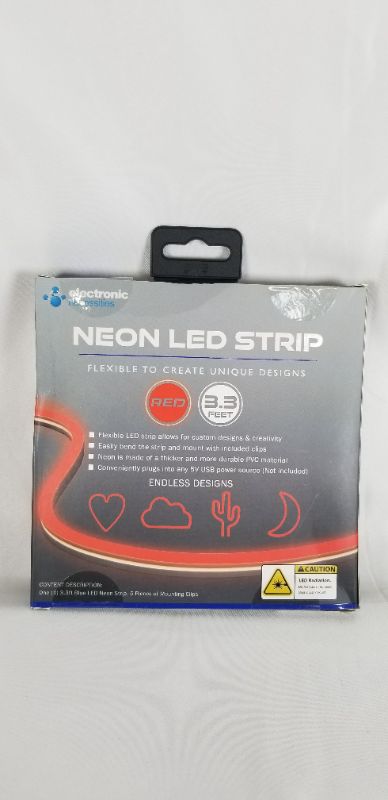 Photo 2 of RED 3.3FT NEON LED STRIP FLEXIBLE CREATE UNIQUE DESIGNS NEW 