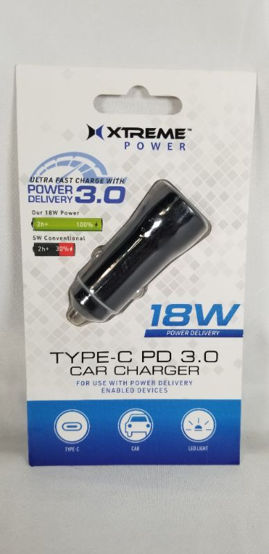 Photo 1 of TYPE C PD 3.0 CAR CHARGER 18W POWER DELIVERY  NEW 