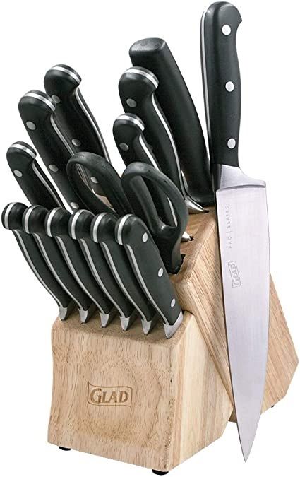 Photo 1 of 15 PIECE KNIFE BLOCK SET  PRO SERIES  FORGED HIGH CARBON STAINLESS STEEL STAIN & CORROSION RESISTANT NEW