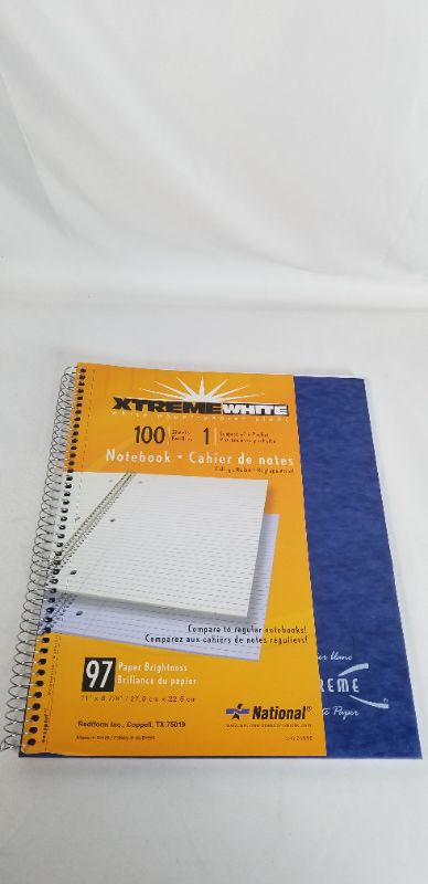 Photo 1 of  BLUE 1 SUBJECT 100 SHEETS COLLEGE RULED NOTEBOOK NEW